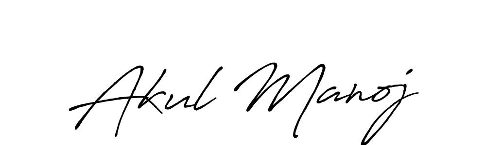 How to Draw Akul Manoj signature style? Antro_Vectra_Bolder is a latest design signature styles for name Akul Manoj. Akul Manoj signature style 7 images and pictures png