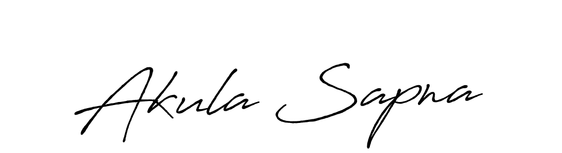 Akula Sapna stylish signature style. Best Handwritten Sign (Antro_Vectra_Bolder) for my name. Handwritten Signature Collection Ideas for my name Akula Sapna. Akula Sapna signature style 7 images and pictures png