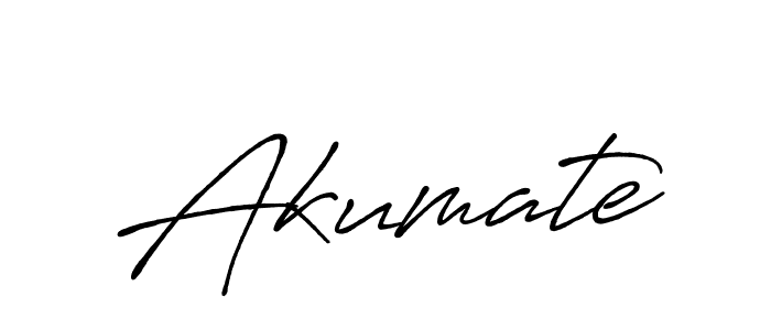 Make a beautiful signature design for name Akumate. With this signature (Antro_Vectra_Bolder) style, you can create a handwritten signature for free. Akumate signature style 7 images and pictures png