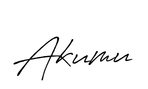 Create a beautiful signature design for name Akumu. With this signature (Antro_Vectra_Bolder) fonts, you can make a handwritten signature for free. Akumu signature style 7 images and pictures png