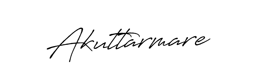 It looks lik you need a new signature style for name Akuttarmare. Design unique handwritten (Antro_Vectra_Bolder) signature with our free signature maker in just a few clicks. Akuttarmare signature style 7 images and pictures png