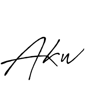 The best way (Antro_Vectra_Bolder) to make a short signature is to pick only two or three words in your name. The name Akw include a total of six letters. For converting this name. Akw signature style 7 images and pictures png