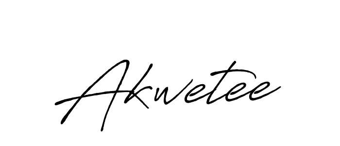 Akwetee stylish signature style. Best Handwritten Sign (Antro_Vectra_Bolder) for my name. Handwritten Signature Collection Ideas for my name Akwetee. Akwetee signature style 7 images and pictures png