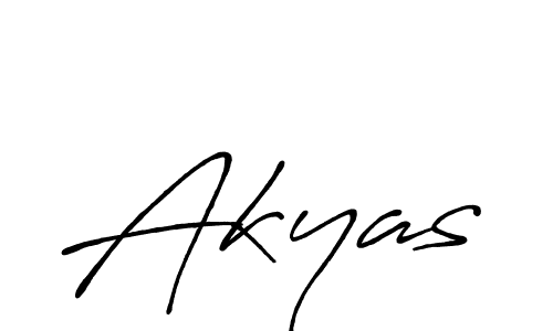 if you are searching for the best signature style for your name Akyas. so please give up your signature search. here we have designed multiple signature styles  using Antro_Vectra_Bolder. Akyas signature style 7 images and pictures png