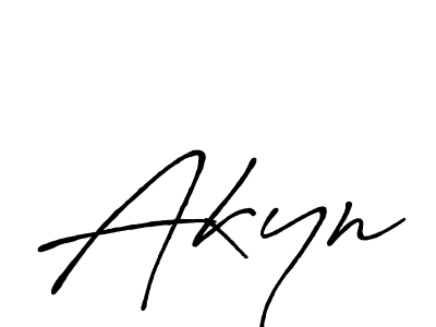 You should practise on your own different ways (Antro_Vectra_Bolder) to write your name (Akyn) in signature. don't let someone else do it for you. Akyn signature style 7 images and pictures png