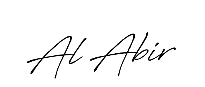 Once you've used our free online signature maker to create your best signature Antro_Vectra_Bolder style, it's time to enjoy all of the benefits that Al Abir name signing documents. Al Abir signature style 7 images and pictures png