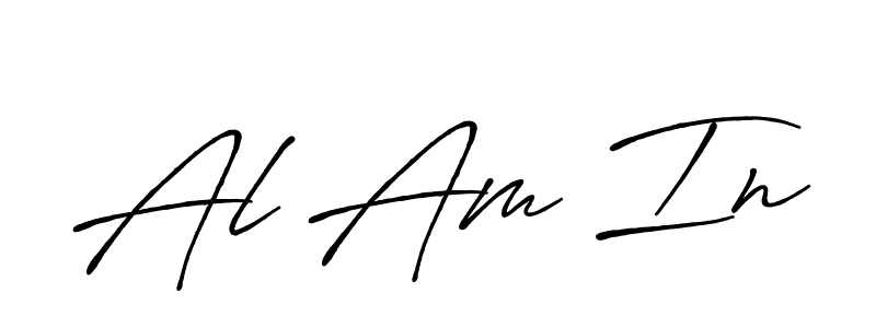 Similarly Antro_Vectra_Bolder is the best handwritten signature design. Signature creator online .You can use it as an online autograph creator for name Al Am In. Al Am In signature style 7 images and pictures png