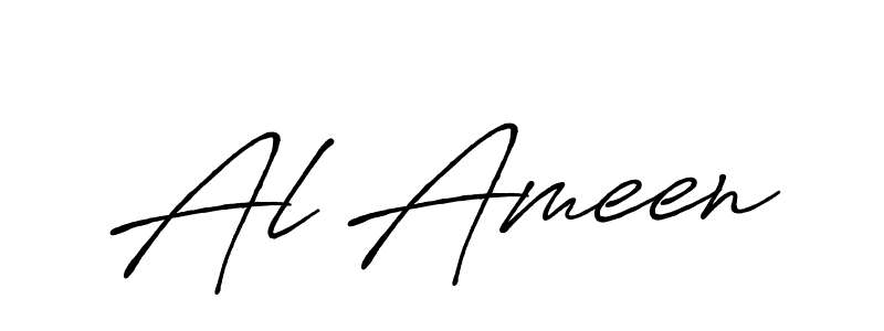 Also You can easily find your signature by using the search form. We will create Al Ameen name handwritten signature images for you free of cost using Antro_Vectra_Bolder sign style. Al Ameen signature style 7 images and pictures png