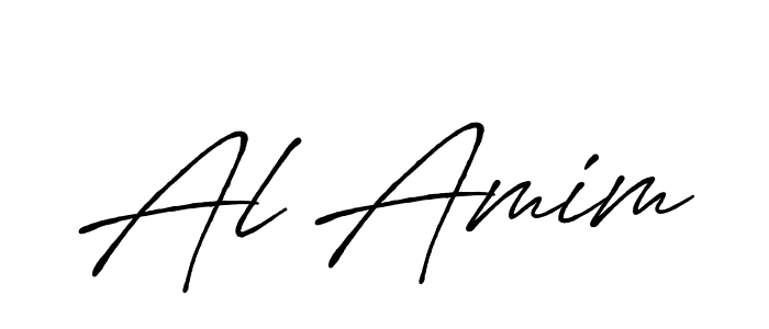 Create a beautiful signature design for name Al Amim. With this signature (Antro_Vectra_Bolder) fonts, you can make a handwritten signature for free. Al Amim signature style 7 images and pictures png