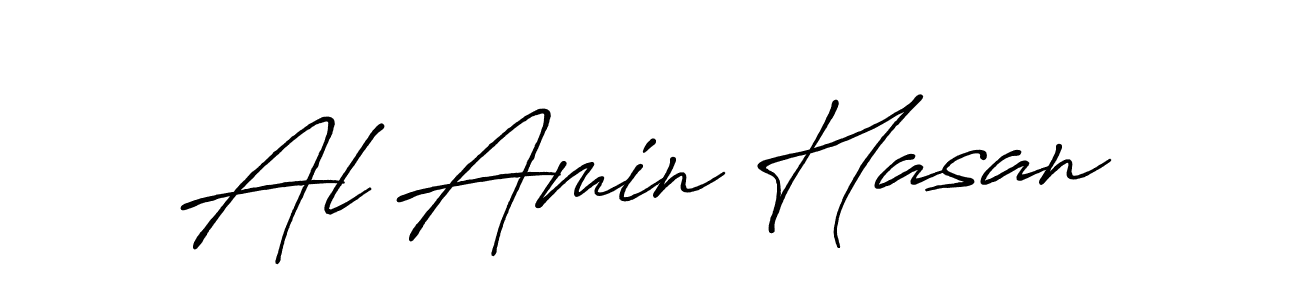 How to make Al Amin Hasan name signature. Use Antro_Vectra_Bolder style for creating short signs online. This is the latest handwritten sign. Al Amin Hasan signature style 7 images and pictures png