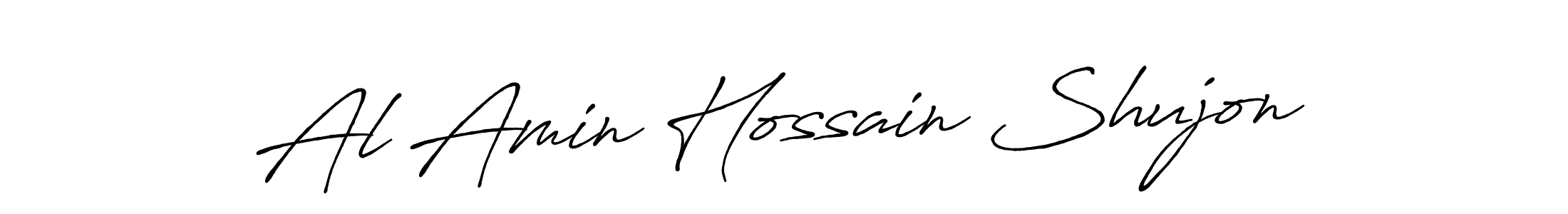 Design your own signature with our free online signature maker. With this signature software, you can create a handwritten (Antro_Vectra_Bolder) signature for name Al Amin Hossain Shujon. Al Amin Hossain Shujon signature style 7 images and pictures png