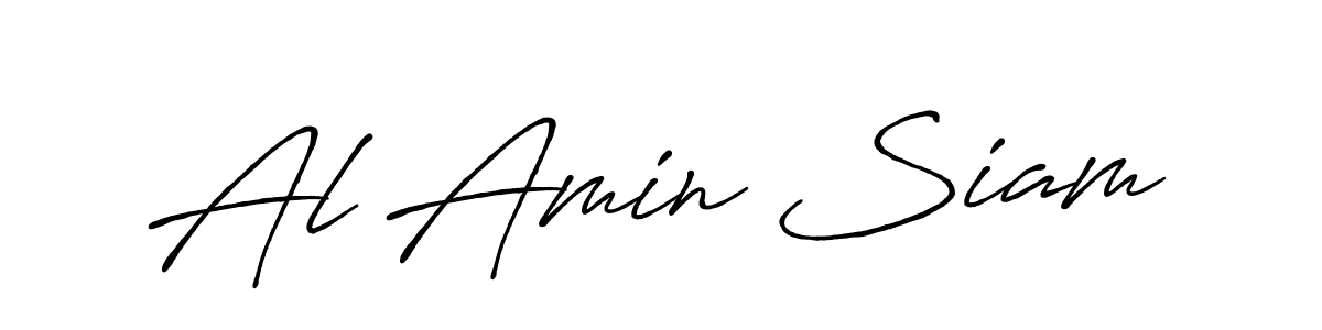 Also You can easily find your signature by using the search form. We will create Al Amin Siam name handwritten signature images for you free of cost using Antro_Vectra_Bolder sign style. Al Amin Siam signature style 7 images and pictures png