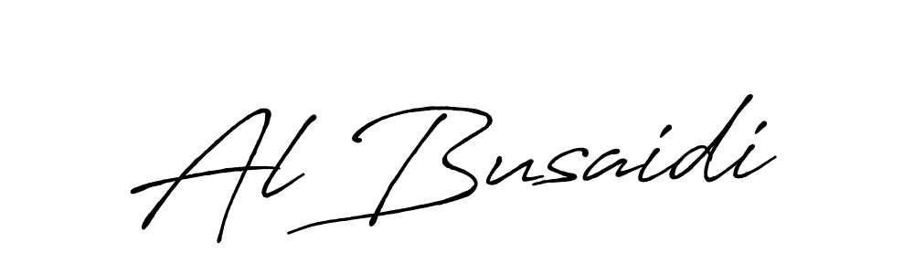 How to make Al Busaidi signature? Antro_Vectra_Bolder is a professional autograph style. Create handwritten signature for Al Busaidi name. Al Busaidi signature style 7 images and pictures png