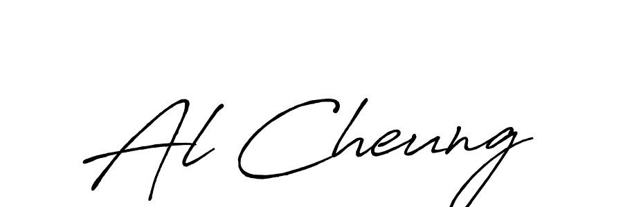 Create a beautiful signature design for name Al Cheung. With this signature (Antro_Vectra_Bolder) fonts, you can make a handwritten signature for free. Al Cheung signature style 7 images and pictures png