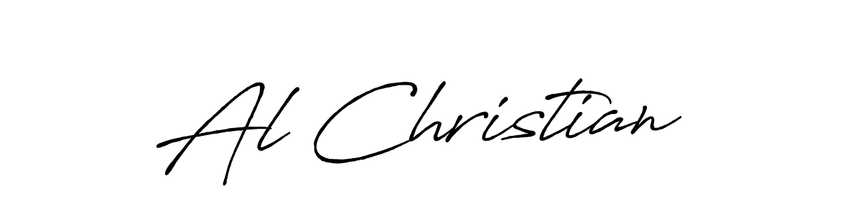 You should practise on your own different ways (Antro_Vectra_Bolder) to write your name (Al Christian) in signature. don't let someone else do it for you. Al Christian signature style 7 images and pictures png