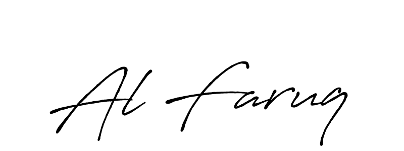 The best way (Antro_Vectra_Bolder) to make a short signature is to pick only two or three words in your name. The name Al Faruq include a total of six letters. For converting this name. Al Faruq signature style 7 images and pictures png