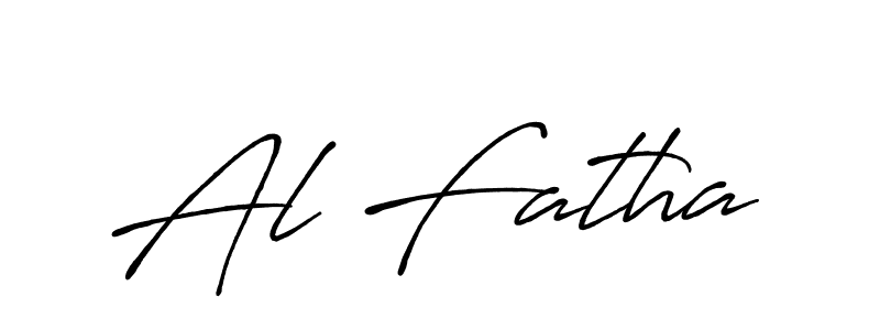 It looks lik you need a new signature style for name Al Fatha. Design unique handwritten (Antro_Vectra_Bolder) signature with our free signature maker in just a few clicks. Al Fatha signature style 7 images and pictures png