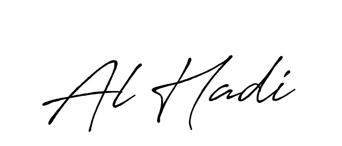 if you are searching for the best signature style for your name Al Hadi. so please give up your signature search. here we have designed multiple signature styles  using Antro_Vectra_Bolder. Al Hadi signature style 7 images and pictures png