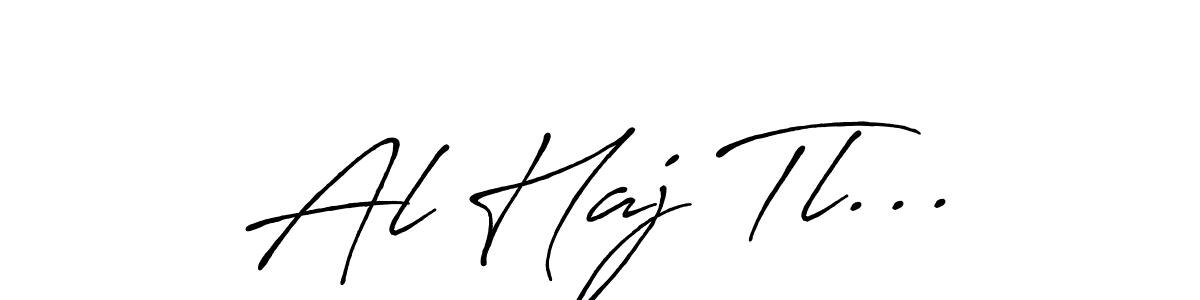 Al Haj Tl... stylish signature style. Best Handwritten Sign (Antro_Vectra_Bolder) for my name. Handwritten Signature Collection Ideas for my name Al Haj Tl.... Al Haj Tl... signature style 7 images and pictures png