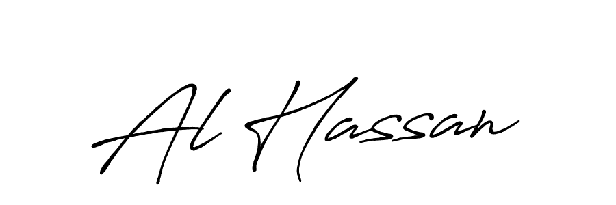 How to make Al Hassan name signature. Use Antro_Vectra_Bolder style for creating short signs online. This is the latest handwritten sign. Al Hassan signature style 7 images and pictures png