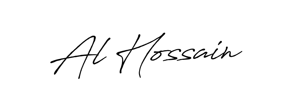 How to make Al Hossain signature? Antro_Vectra_Bolder is a professional autograph style. Create handwritten signature for Al Hossain name. Al Hossain signature style 7 images and pictures png