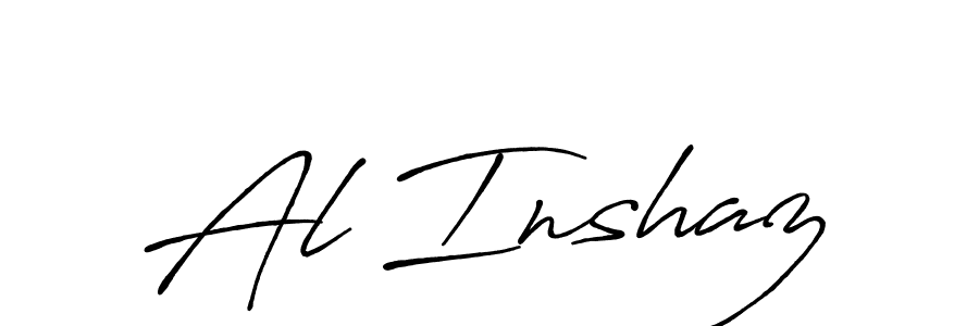 You can use this online signature creator to create a handwritten signature for the name Al Inshaz. This is the best online autograph maker. Al Inshaz signature style 7 images and pictures png