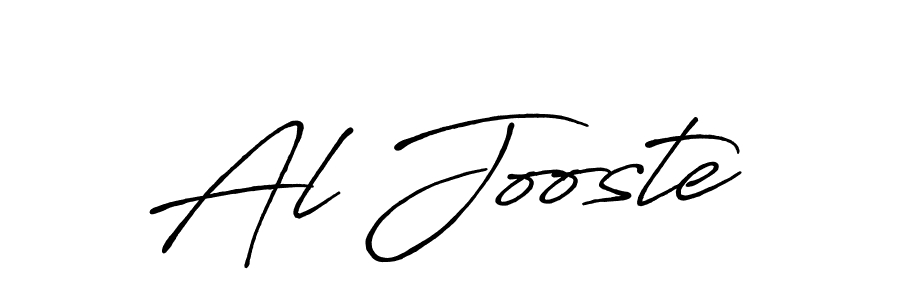 Create a beautiful signature design for name Al Jooste. With this signature (Antro_Vectra_Bolder) fonts, you can make a handwritten signature for free. Al Jooste signature style 7 images and pictures png