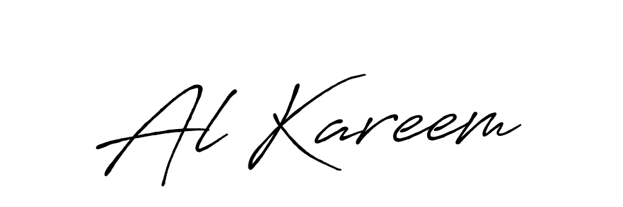 You should practise on your own different ways (Antro_Vectra_Bolder) to write your name (Al Kareem) in signature. don't let someone else do it for you. Al Kareem signature style 7 images and pictures png