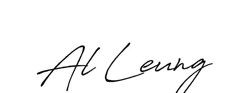 Use a signature maker to create a handwritten signature online. With this signature software, you can design (Antro_Vectra_Bolder) your own signature for name Al Leung. Al Leung signature style 7 images and pictures png