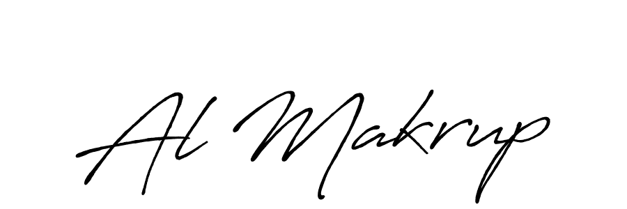 if you are searching for the best signature style for your name Al Makrup. so please give up your signature search. here we have designed multiple signature styles  using Antro_Vectra_Bolder. Al Makrup signature style 7 images and pictures png