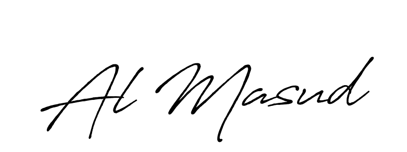 Design your own signature with our free online signature maker. With this signature software, you can create a handwritten (Antro_Vectra_Bolder) signature for name Al Masud. Al Masud signature style 7 images and pictures png