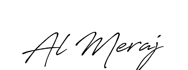 It looks lik you need a new signature style for name Al Meraj. Design unique handwritten (Antro_Vectra_Bolder) signature with our free signature maker in just a few clicks. Al Meraj signature style 7 images and pictures png