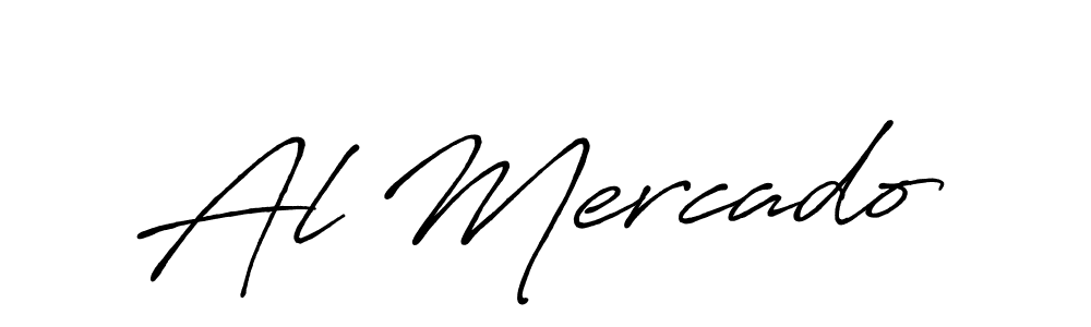 Also we have Al Mercado name is the best signature style. Create professional handwritten signature collection using Antro_Vectra_Bolder autograph style. Al Mercado signature style 7 images and pictures png