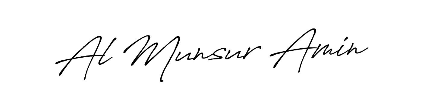 Also we have Al Munsur Amin name is the best signature style. Create professional handwritten signature collection using Antro_Vectra_Bolder autograph style. Al Munsur Amin signature style 7 images and pictures png