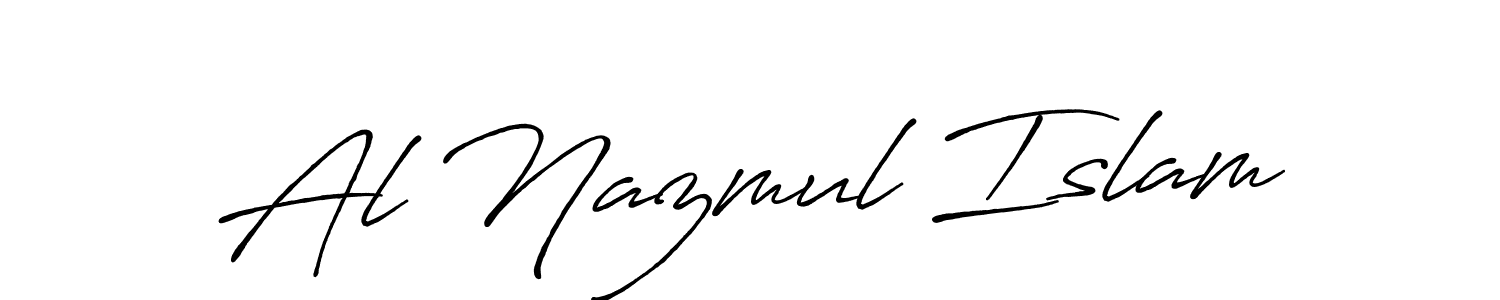 Al Nazmul Islam stylish signature style. Best Handwritten Sign (Antro_Vectra_Bolder) for my name. Handwritten Signature Collection Ideas for my name Al Nazmul Islam. Al Nazmul Islam signature style 7 images and pictures png