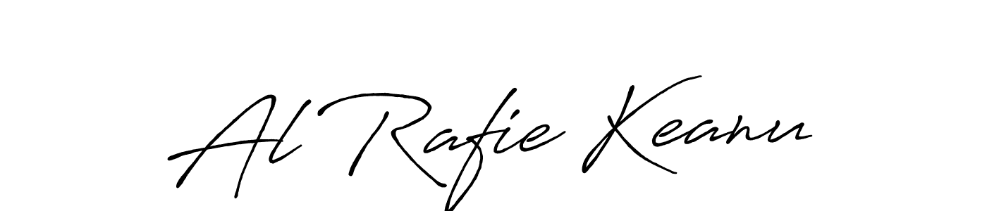 How to make Al Rafie Keanu signature? Antro_Vectra_Bolder is a professional autograph style. Create handwritten signature for Al Rafie Keanu name. Al Rafie Keanu signature style 7 images and pictures png