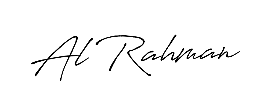 It looks lik you need a new signature style for name Al Rahman. Design unique handwritten (Antro_Vectra_Bolder) signature with our free signature maker in just a few clicks. Al Rahman signature style 7 images and pictures png