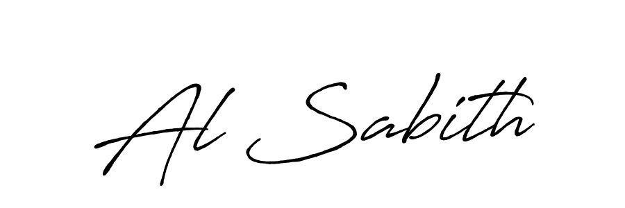 Use a signature maker to create a handwritten signature online. With this signature software, you can design (Antro_Vectra_Bolder) your own signature for name Al Sabith. Al Sabith signature style 7 images and pictures png