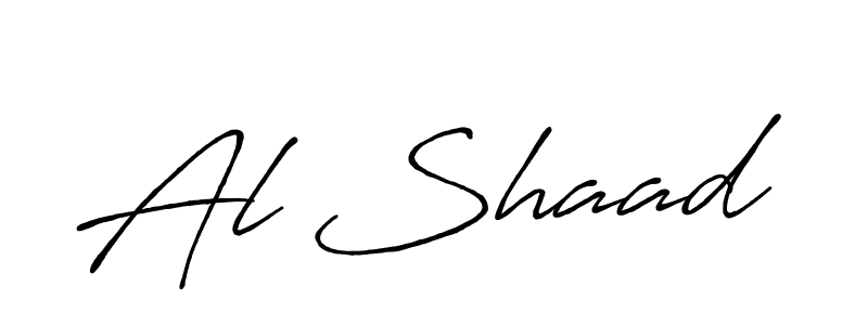 How to make Al Shaad name signature. Use Antro_Vectra_Bolder style for creating short signs online. This is the latest handwritten sign. Al Shaad signature style 7 images and pictures png