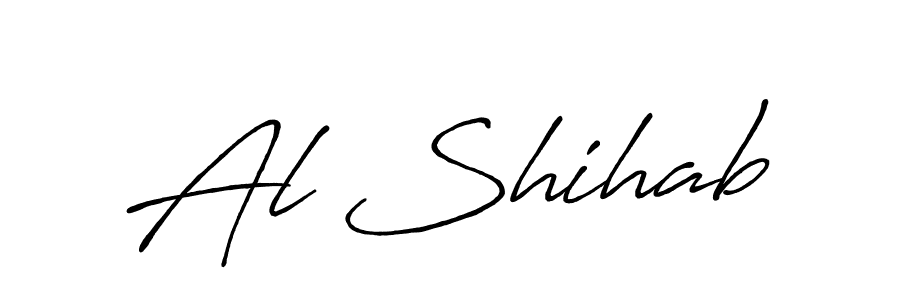You can use this online signature creator to create a handwritten signature for the name Al Shihab. This is the best online autograph maker. Al Shihab signature style 7 images and pictures png