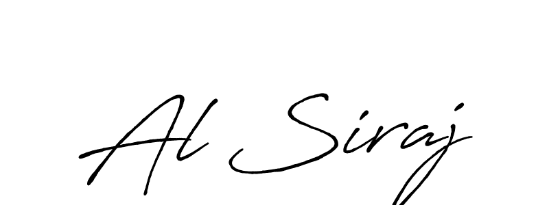 if you are searching for the best signature style for your name Al Siraj. so please give up your signature search. here we have designed multiple signature styles  using Antro_Vectra_Bolder. Al Siraj signature style 7 images and pictures png