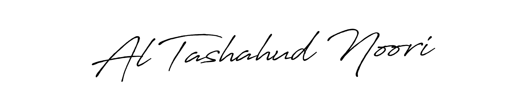 You should practise on your own different ways (Antro_Vectra_Bolder) to write your name (Al Tashahud Noori) in signature. don't let someone else do it for you. Al Tashahud Noori signature style 7 images and pictures png