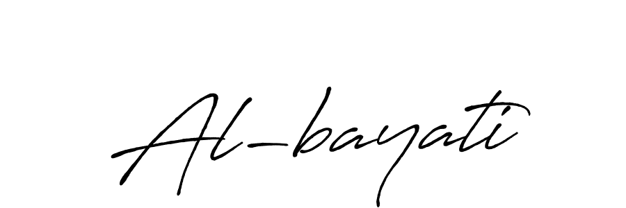 The best way (Antro_Vectra_Bolder) to make a short signature is to pick only two or three words in your name. The name Al-bayati include a total of six letters. For converting this name. Al-bayati signature style 7 images and pictures png