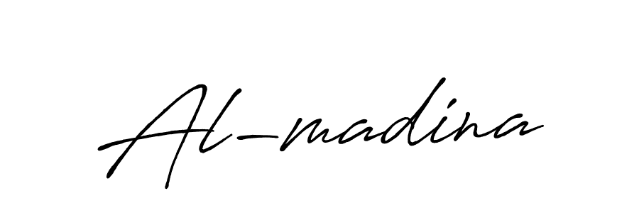 It looks lik you need a new signature style for name Al-madina. Design unique handwritten (Antro_Vectra_Bolder) signature with our free signature maker in just a few clicks. Al-madina signature style 7 images and pictures png