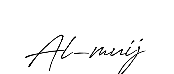 Also we have Al-muij name is the best signature style. Create professional handwritten signature collection using Antro_Vectra_Bolder autograph style. Al-muij signature style 7 images and pictures png