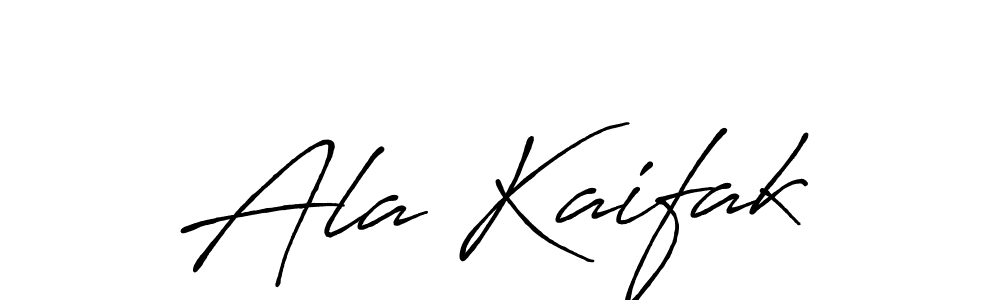 Design your own signature with our free online signature maker. With this signature software, you can create a handwritten (Antro_Vectra_Bolder) signature for name Ala Kaifak. Ala Kaifak signature style 7 images and pictures png