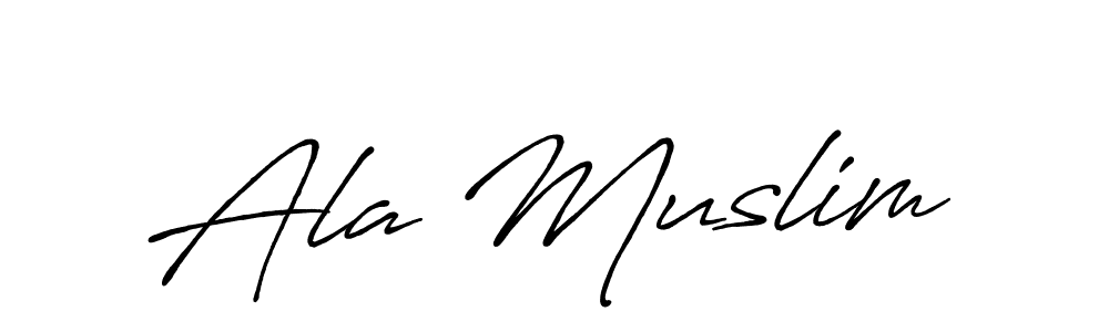 It looks lik you need a new signature style for name Ala Muslim. Design unique handwritten (Antro_Vectra_Bolder) signature with our free signature maker in just a few clicks. Ala Muslim signature style 7 images and pictures png