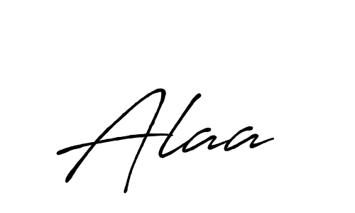 Design your own signature with our free online signature maker. With this signature software, you can create a handwritten (Antro_Vectra_Bolder) signature for name Alaa . Alaa  signature style 7 images and pictures png