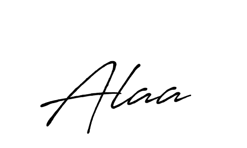 Use a signature maker to create a handwritten signature online. With this signature software, you can design (Antro_Vectra_Bolder) your own signature for name Alaa . Alaa  signature style 7 images and pictures png