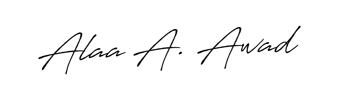 Once you've used our free online signature maker to create your best signature Antro_Vectra_Bolder style, it's time to enjoy all of the benefits that Alaa A. Awad name signing documents. Alaa A. Awad signature style 7 images and pictures png